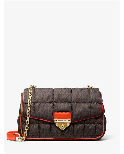 michael kors quilted nylon bag|michael kors soho studded bag.